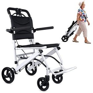 Tripaide Ultra Light 16lbs Folding Wheelchair for Seniors