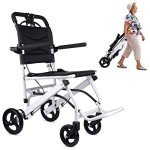 Tripaide Ultra Light 16lbs Folding Wheelchair for Seniors