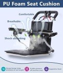 Ultralight Foldable Wheelchair with Hand Brakes