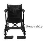 Lightweight Portable Folding Wheelchair with Brakes