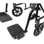 Lightweight Portable Folding Wheelchair with Brakes