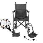 Pepe Lightweight Narrow Folding Wheelchair for Adults