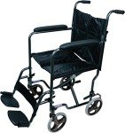 Lightweight Folding Attendant-Pushed Steel Wheelchair