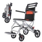 Lightweight Folding Wheelchair for Easy Travel