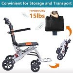 Lightweight Folding Wheelchair for Easy Travel