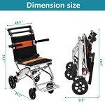Lightweight Folding Wheelchair for Easy Travel