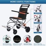 Lightweight Folding Wheelchair for Easy Travel