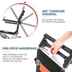 Lightweight Folding Wheelchair for Easy Travel