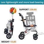 Lightweight Folding Wheelchair for Easy Travel