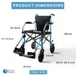 FOLD-O Folding Travel Wheelchair with Bag