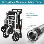 Lightweight Folding Wheelchair for Easy Travel