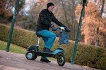 Folding 3-Wheel Electric Mobility Scooter with Seat