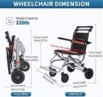 Lightweight Folding Wheelchair for Easy Travel