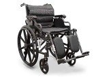 Folding Aluminium Wheelchair with Padded Comfort