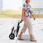 Lightweight Foldable Transport Wheelchair for Travel