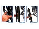 Folding Aluminium Wheelchair with Padded Comfort