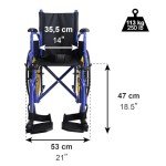 Pepe Lightweight Folding Wheelchair for Kids