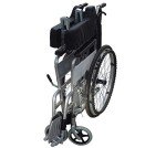 Lightweight Folding Self-Propelled Wheelchair with Commode