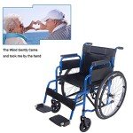 Panana Folding Self-Propelled Comfort Wheelchair - Blue