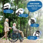 Mobiclinic® Marsella Folding Lightweight Wheelchair