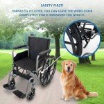 Mobiclinic® Marsella Folding Lightweight Wheelchair