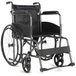 Folding Lightweight Self-Propelled Wheelchair with Extra Wide Seat