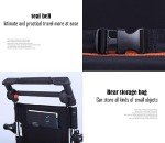 Lightweight Foldable Aluminum Wheelchair for Travel