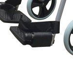 Ultra Lightweight Folding Transit Wheelchair with Handbrakes