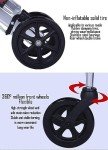 Lightweight Foldable Aluminum Wheelchair for Travel