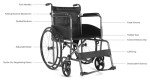 Folding Lightweight Self-Propelled Wheelchair with Extra Wide Seat
