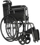 Folding Lightweight Self-Propelled Wheelchair with Extra Wide Seat