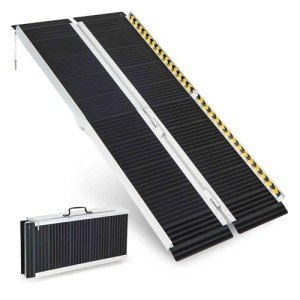 TANGZON Portable Aluminium Wheelchair Ramp - 5FT