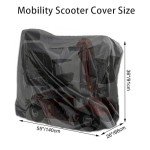 Heavy Duty Waterproof Mobility Scooter Cover 140x66cm