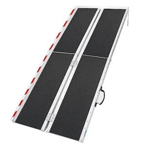 Foldable Aluminum Wheelchair Ramp for Easy Access