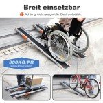 Adjustable Aluminum Wheelchair Ramp - 244 cm Long