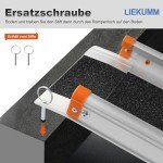 Adjustable Aluminum Wheelchair Ramp - 244 cm Long