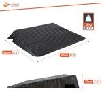 4-Inch Rubber Mobility Scooter Threshold Ramp