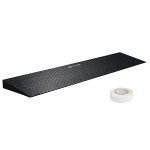 VEVOR 1.6" Rise Cuttable Rubber Threshold Ramp