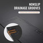 VEVOR 1.6" Rise Cuttable Rubber Threshold Ramp