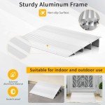Adjustable Aluminum Threshold Ramp for Mobility Scooters