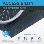 5cm Rubber Threshold Ramp for Wheelchair Scooters