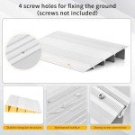 Adjustable Aluminum Threshold Ramp for Mobility Scooters