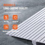 VEVOR Aluminum Door Threshold Ramp for Wheelchairs
