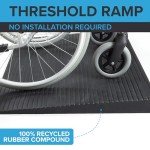 5cm Rubber Threshold Ramp for Wheelchair Scooters