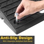 Portable Rubber Kerb Ramps Set for Wheelchairs