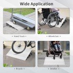 Adjustable Aluminum Threshold Ramp for Mobility Scooters