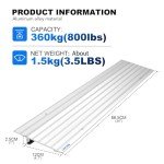 LIEKUMM Non-Slip Aluminum Threshold Ramp for Scooters