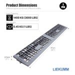 LIEKUMM Portable Threshold Ramp for Wheelchairs - 2PCS