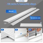LIEKUMM Non-Slip Aluminum Threshold Ramp for Scooters