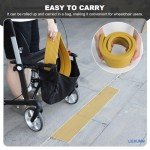 LIEKUMM 1.5cm PVC Cuttable Wheelchair Ramp